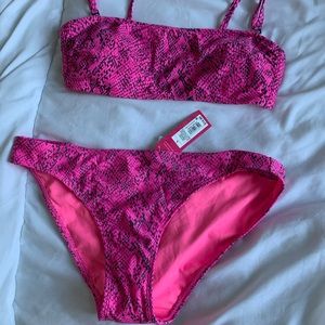NWT bathing suit top AND bottom! Size large